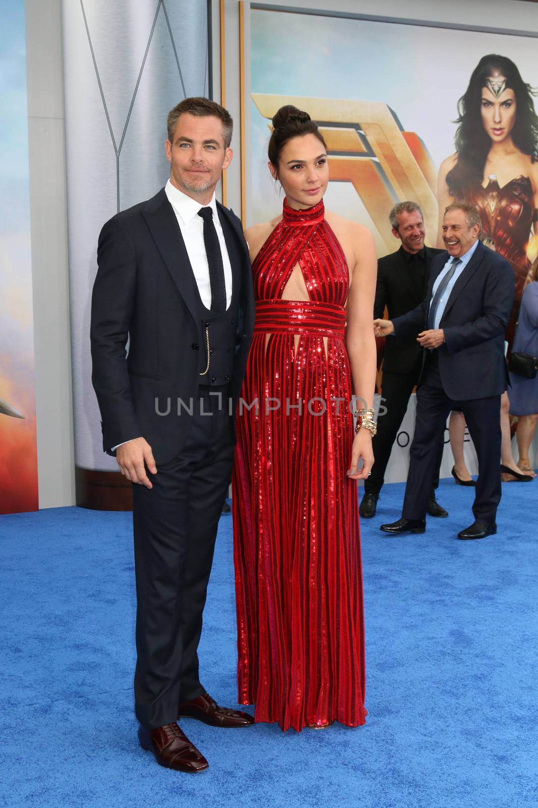 Chris Pine, Gal Gadot
at the "Wonder Woman" Premiere, Pantages, Hollywood, CA 05-25-17