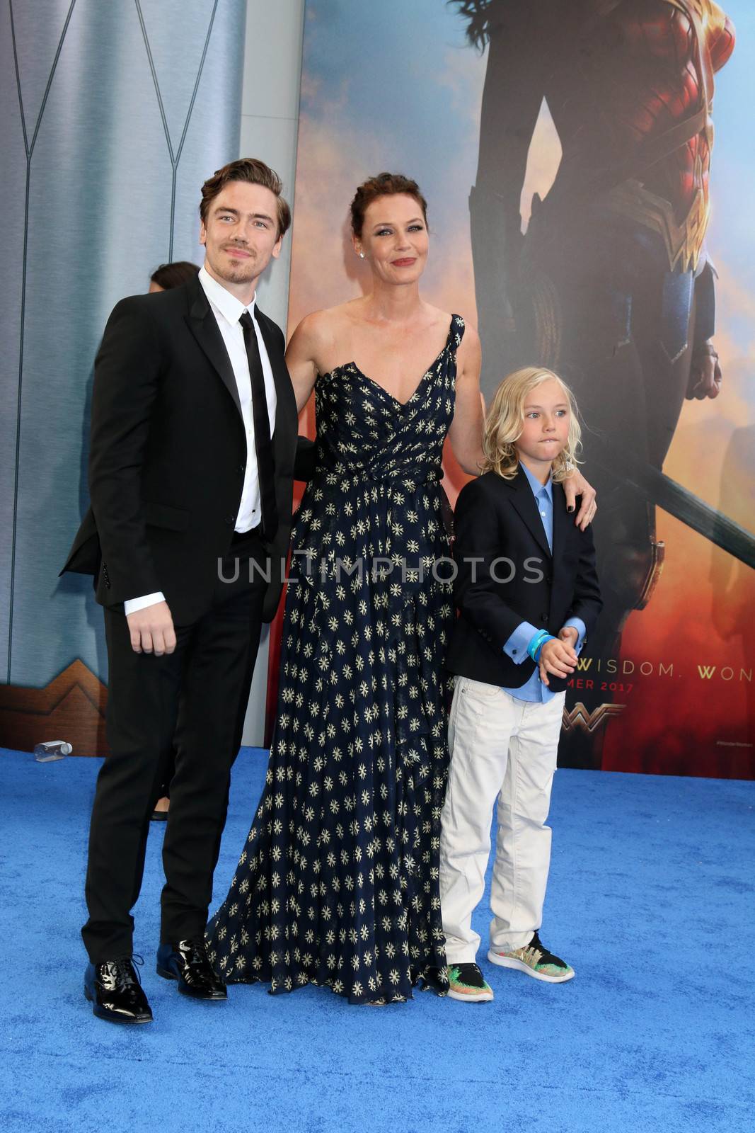 Sebastian Sartor, Connie Nielsen, Bryce Thadeus Ulrich-Nielsen
at the "Wonder Woman" Premiere, Pantages, Hollywood, CA 05-25-17