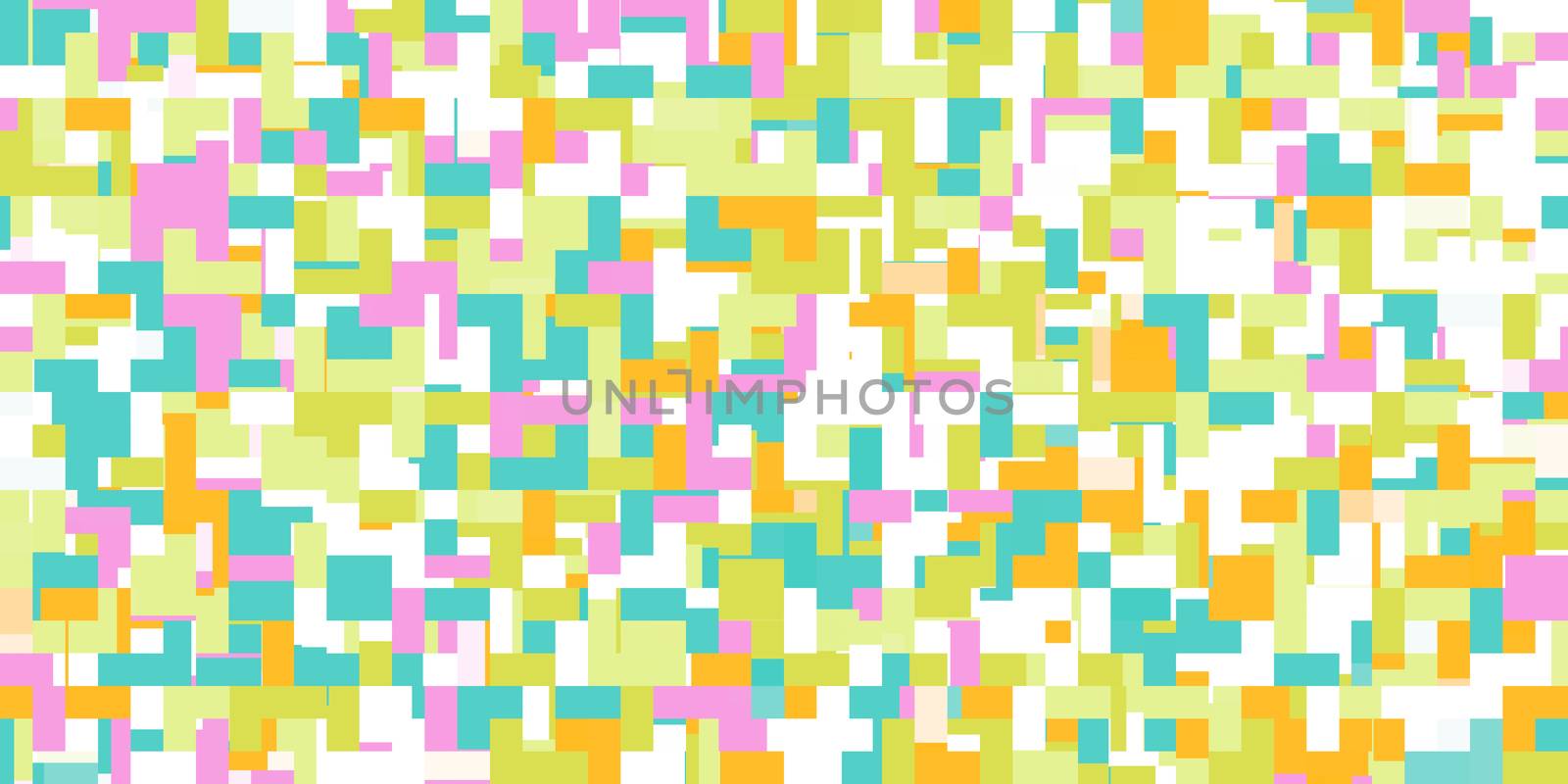 Modern Retro Theme Background with Colorful Squares