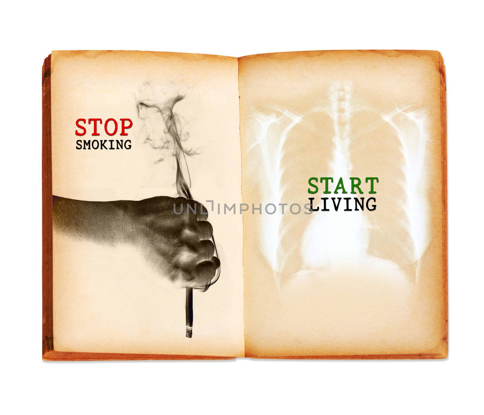 Stop smoking start living by Gamjai