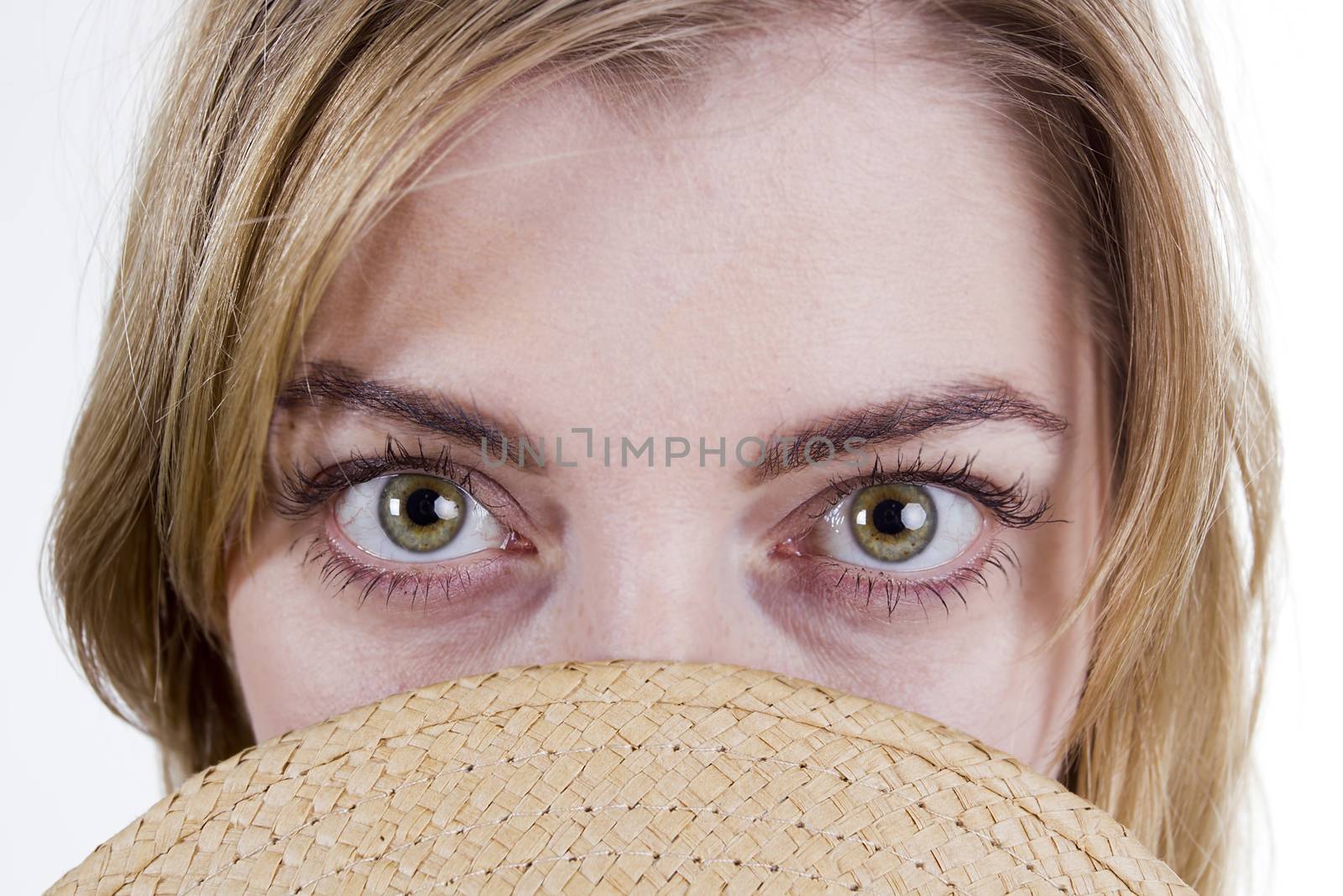 Eyes of a woman close up by VIPDesignUSA