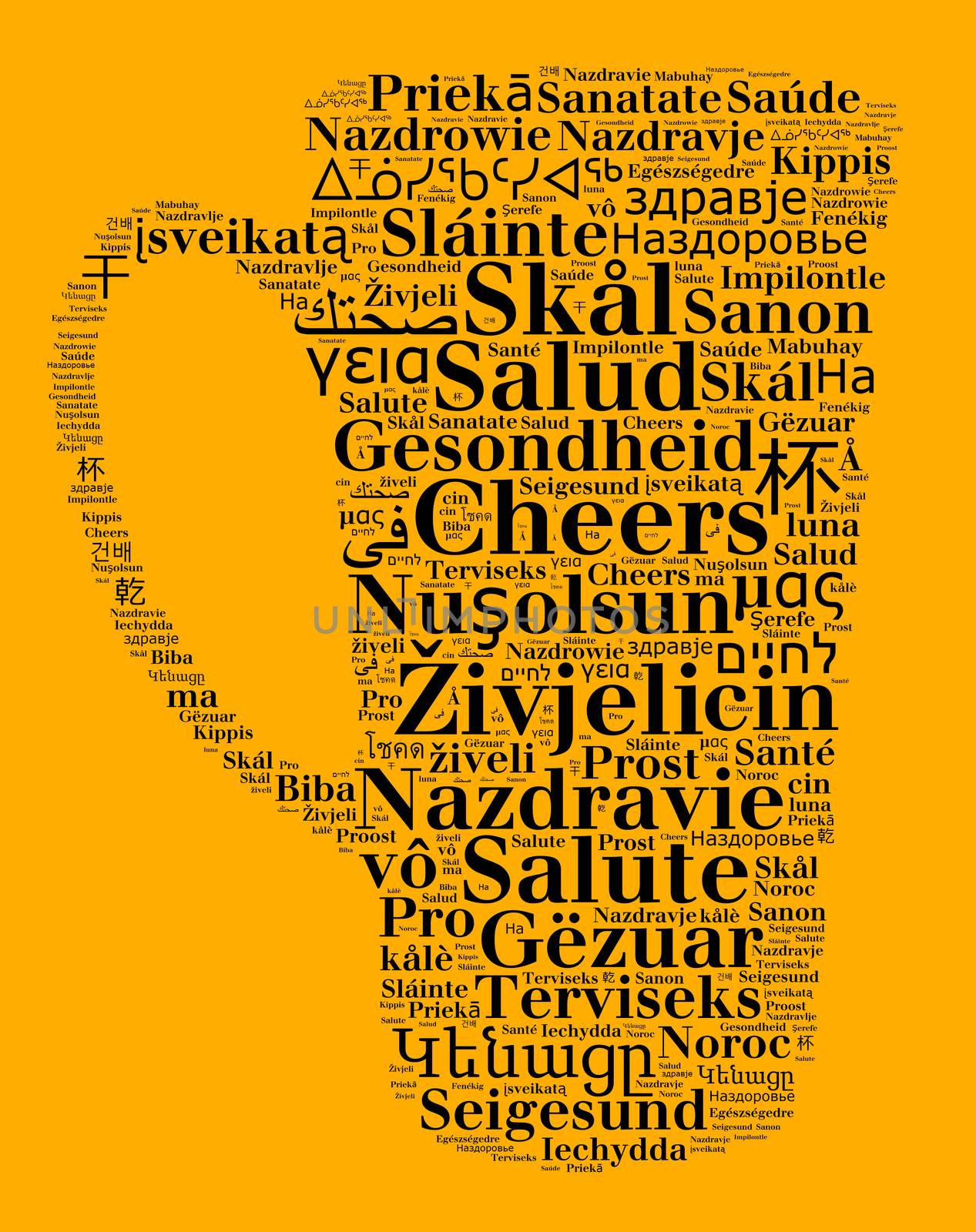 Word Cheers in different languages by eenevski