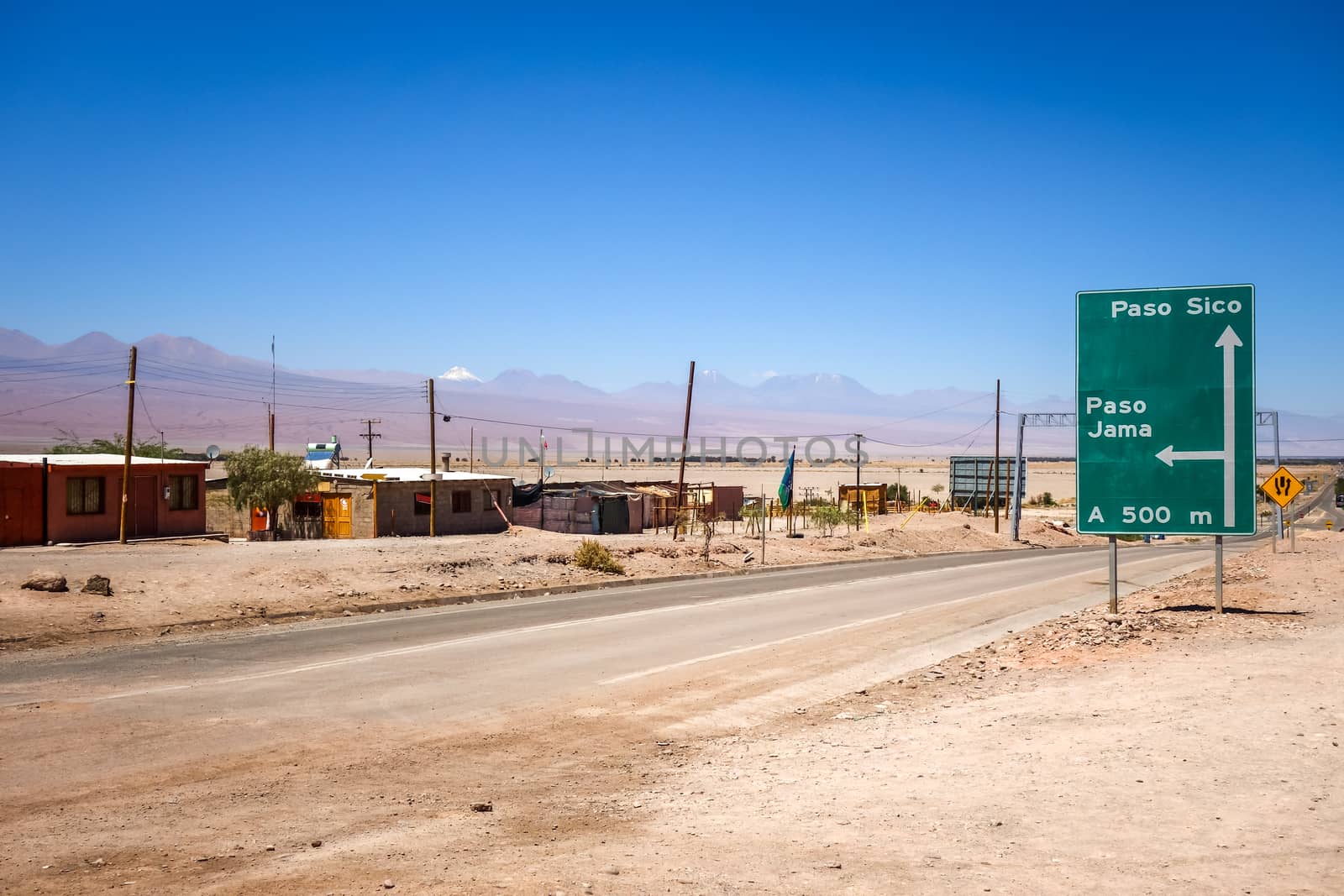 Road in San Pedro de Atacama, Chile by daboost