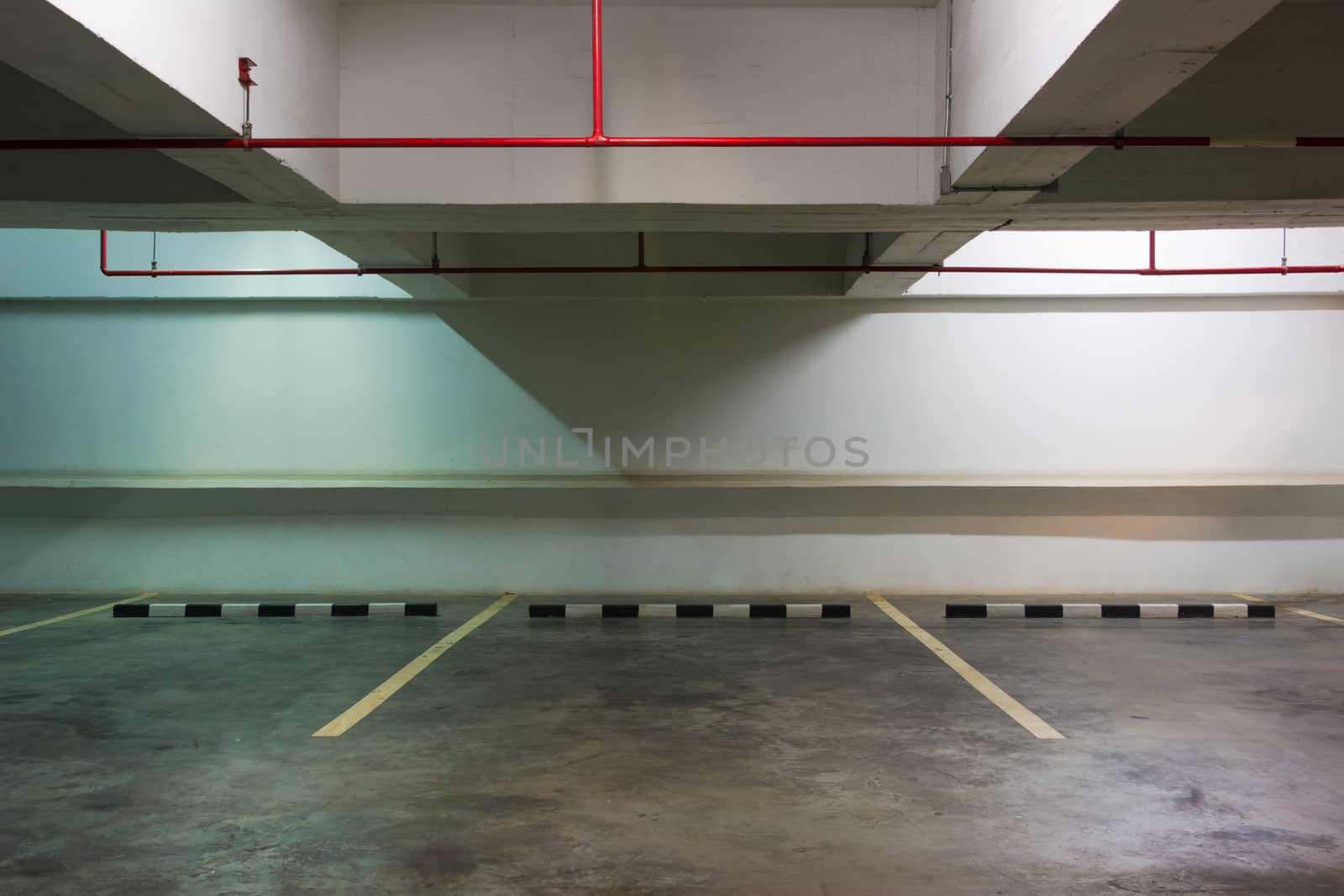 Empty Space in a Parking by ahimaone