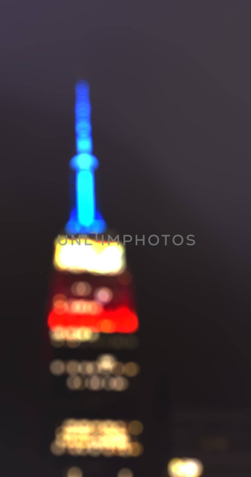 Beauty city lights blurred bokeh background