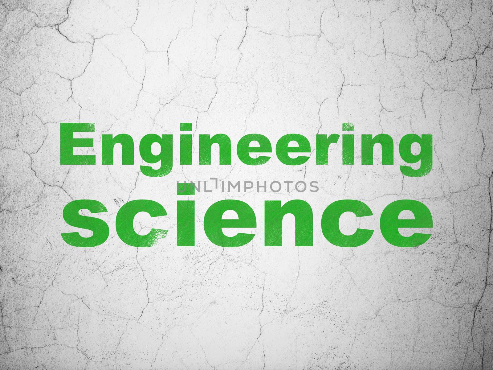 Science concept: Engineering Science on wall background by maxkabakov