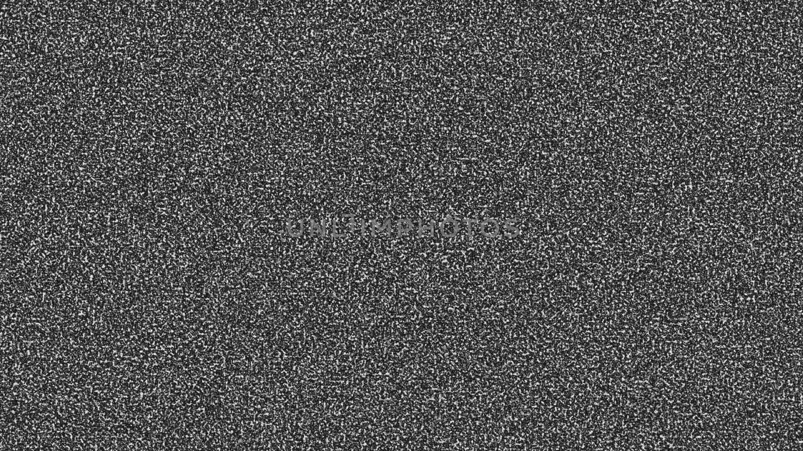 TV white noise background. Digital backdrop. 3d rendered