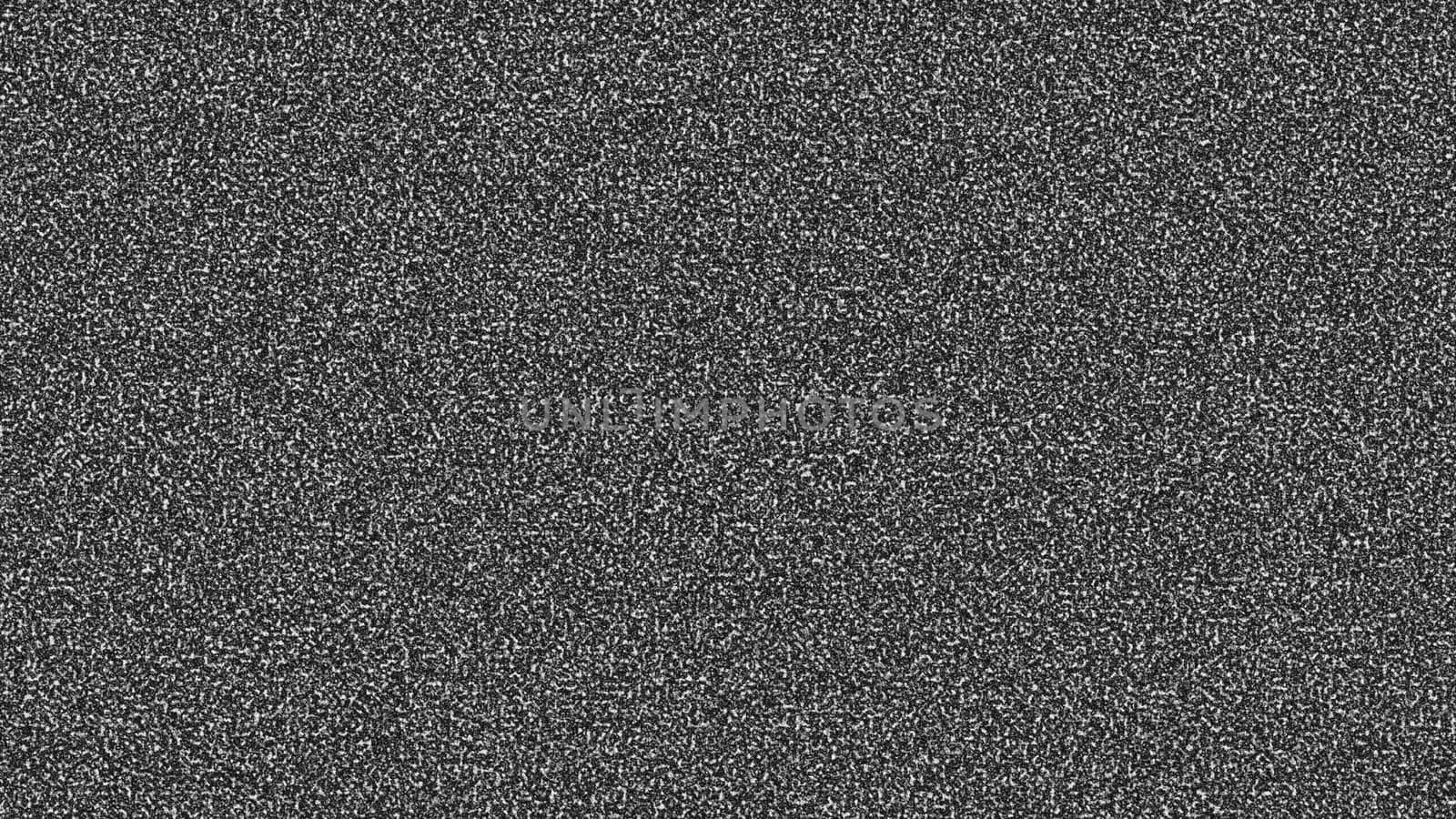 TV white noise background. Digital backdrop. 3d rendered