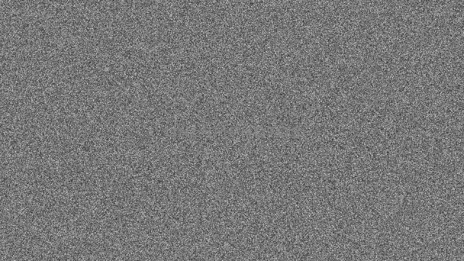 TV white noise background. Digital backdrop. 3d rendered