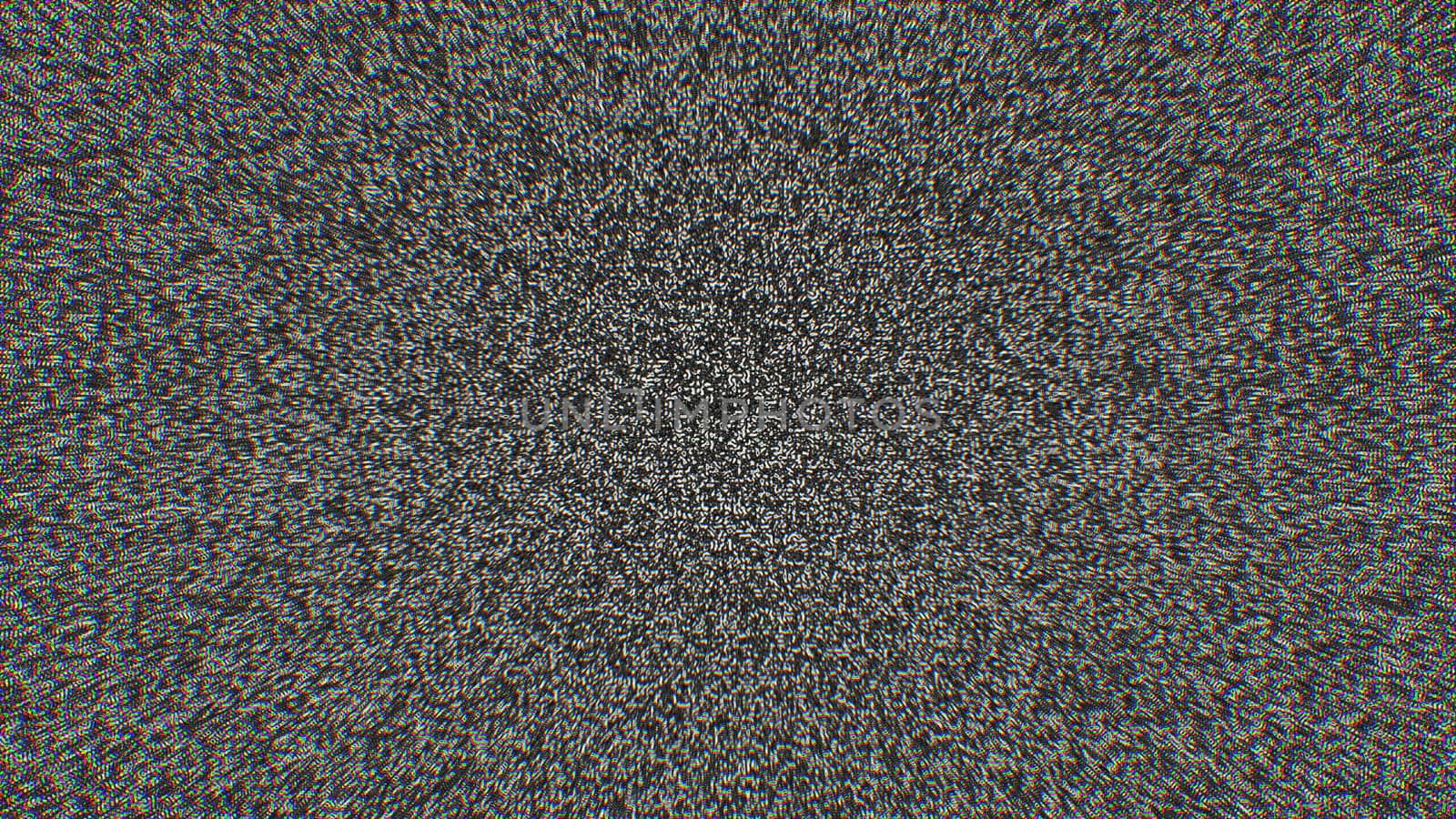 TV white noise background. Digital backdrop. 3d rendered