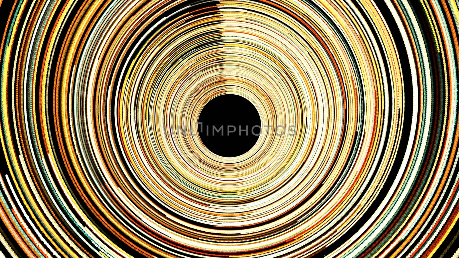 Abstract background with spiral tunel. 3d rendered