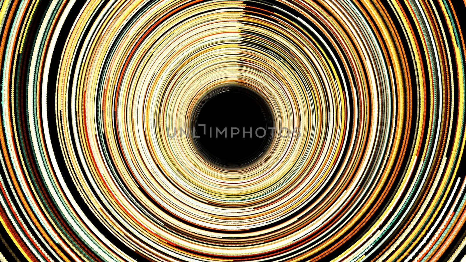 Abstract background with spiral tunel. 3d rendered