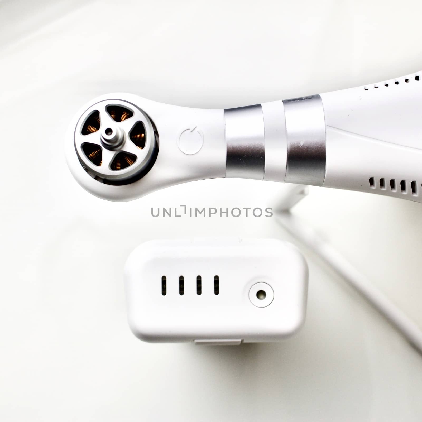 Drone engine on the arm