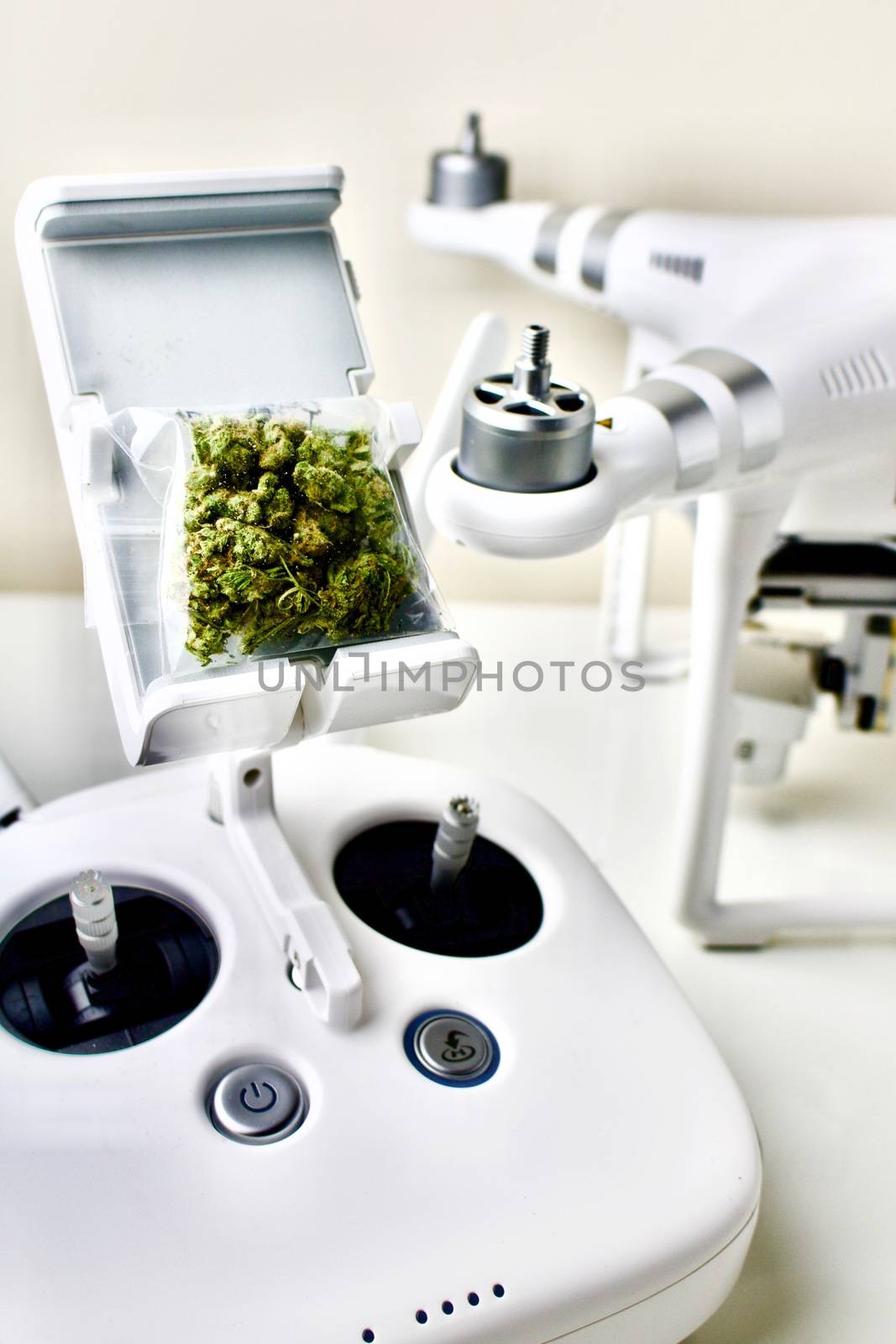 Drone and weed don't deal with it !