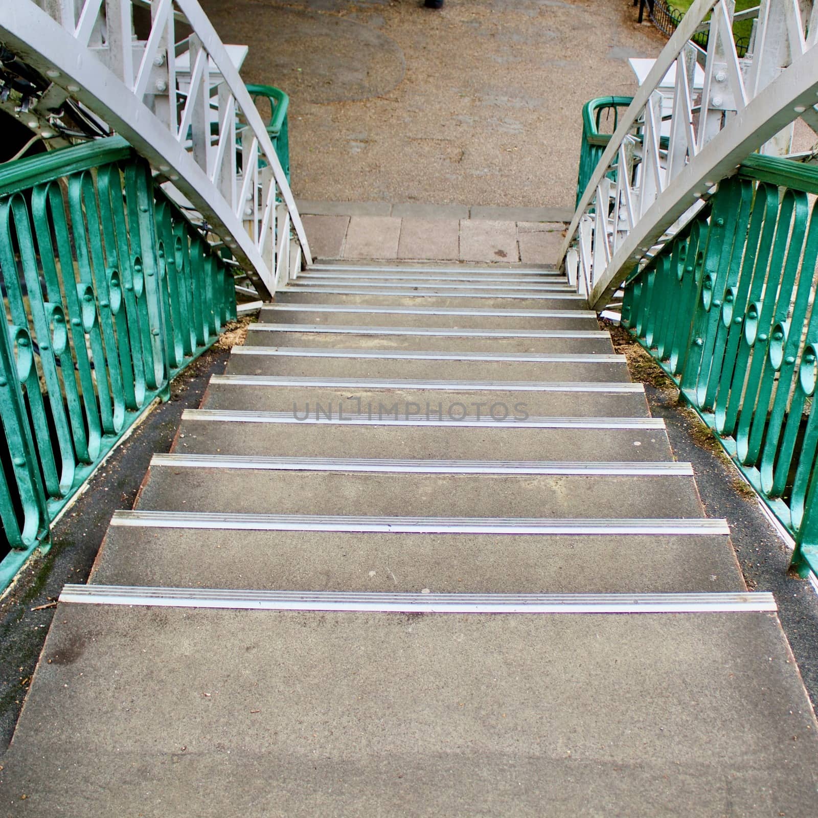 White and green bridge in Bedfordshire Area
