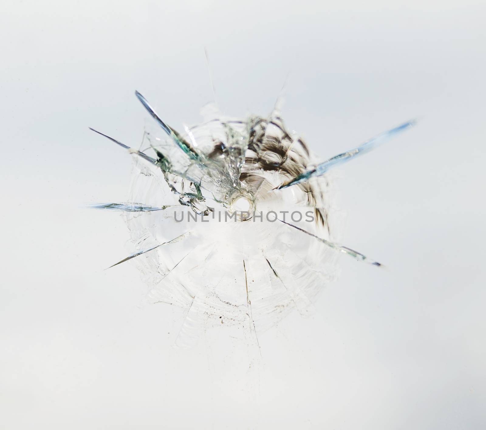 Bullet hole in the glass by Epitavi