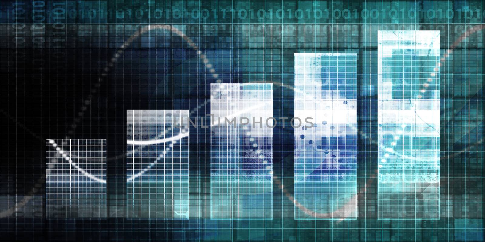 Technology Concept and Business Forecast as Concept