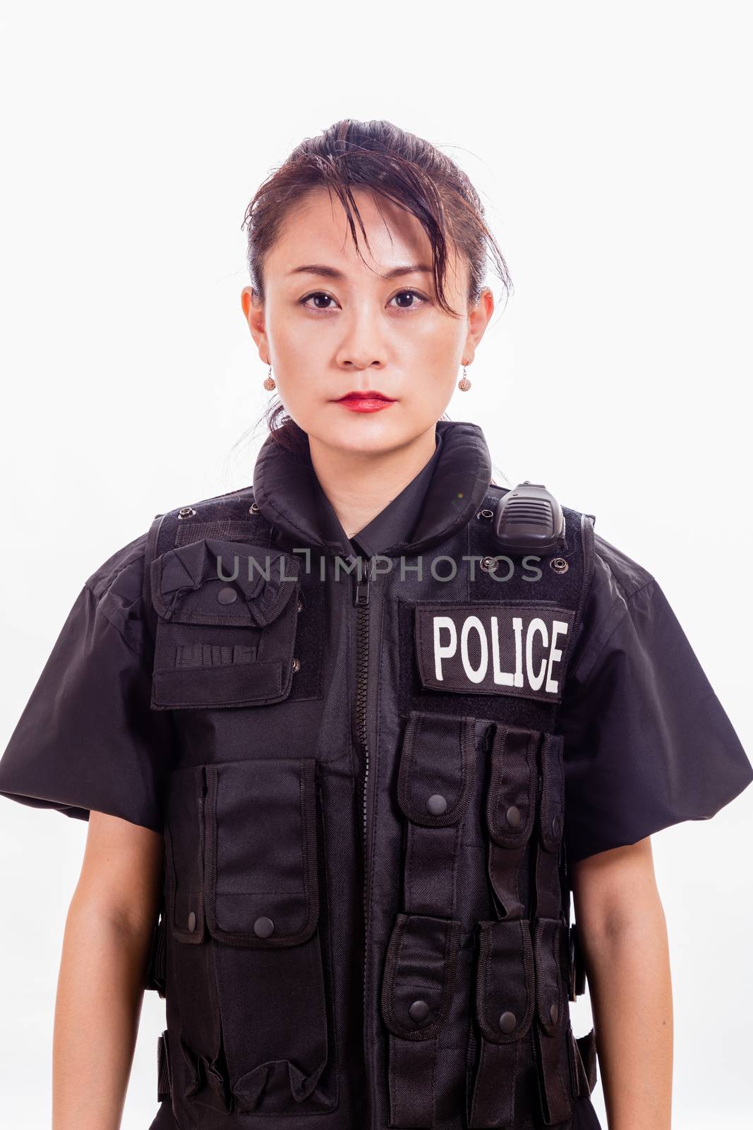 Chinese female police officer