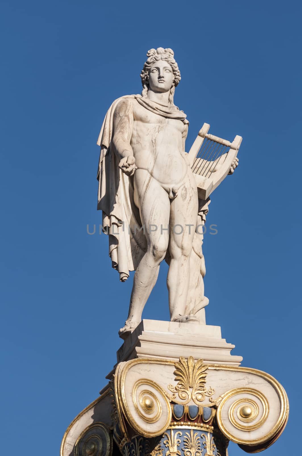 Apollo god statue by vangelis