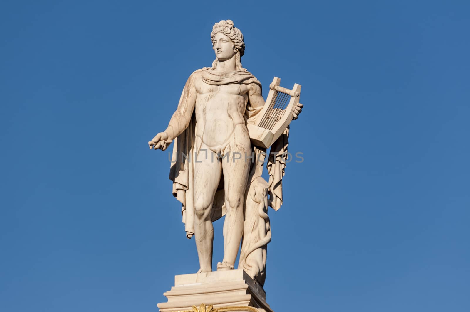 classic Apollo statue by vangelis