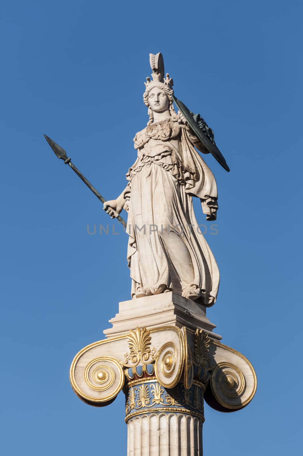 marble statue Athena by vangelis