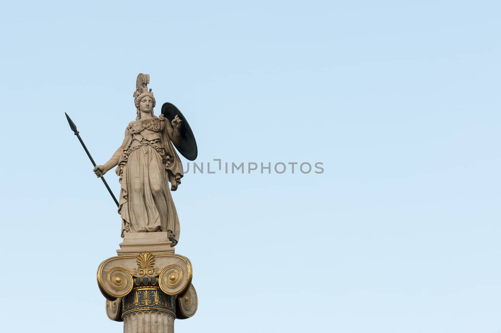 Athena statue right_space by vangelis