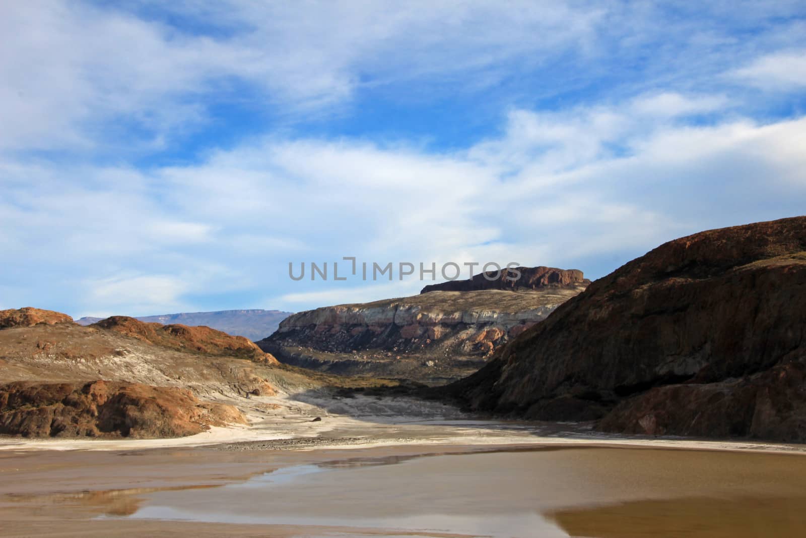 Beautiful landscape near Paso Roballos, Argentina and Chile by cicloco