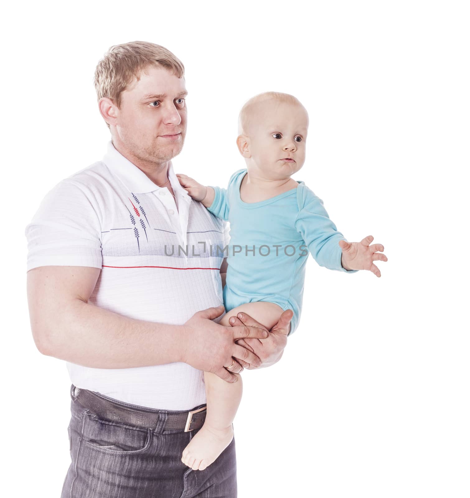 Father holding son by olga_sweet
