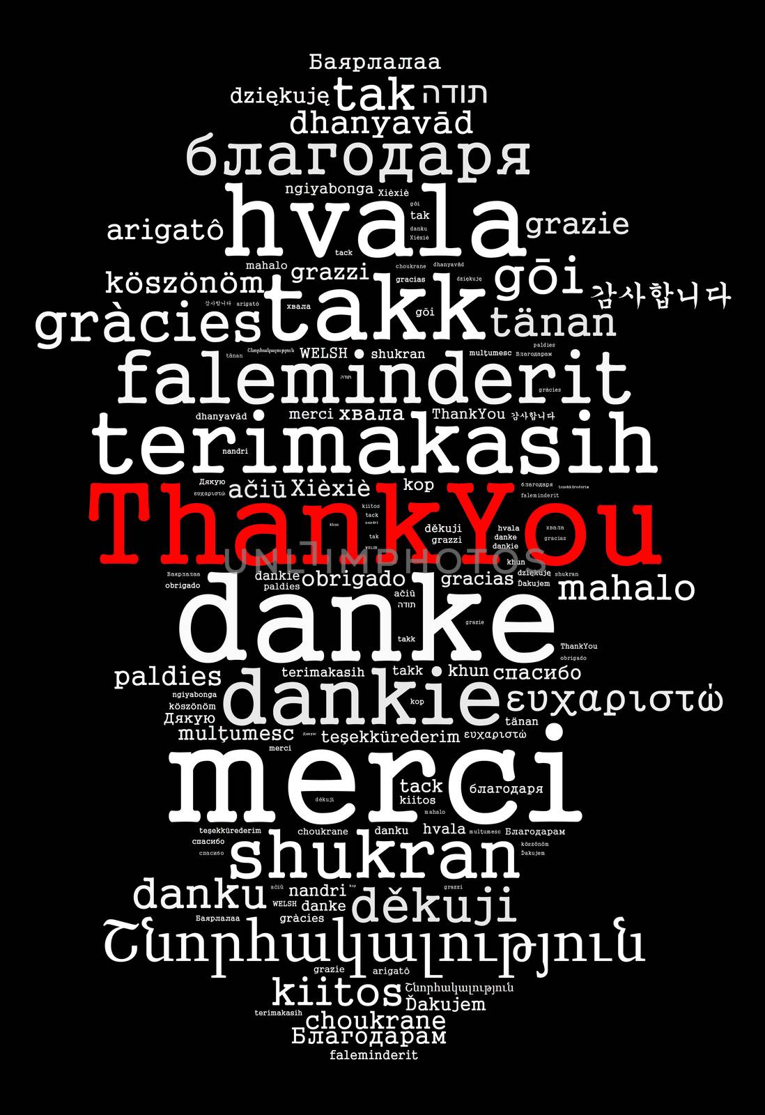 Thank you in different languages by eenevski