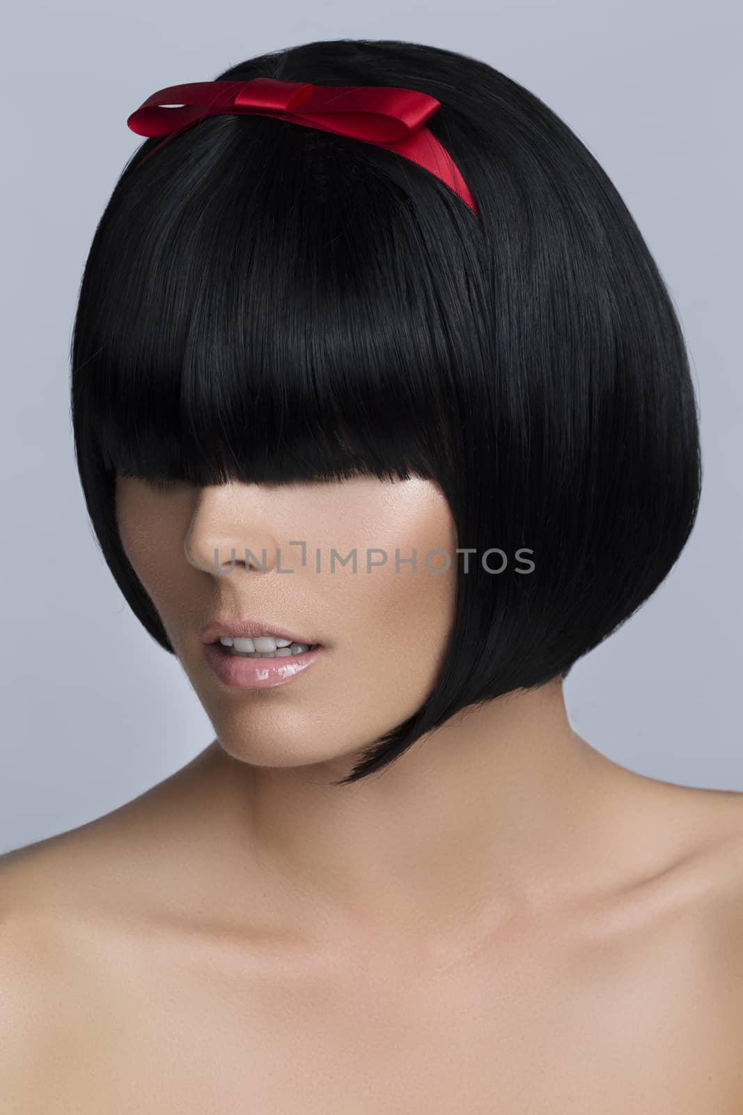 Woman with short bob hairstyle by ALotOfPeople