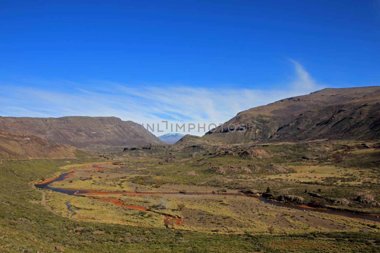 Colorful valley with rusty stones in Argentina by cicloco