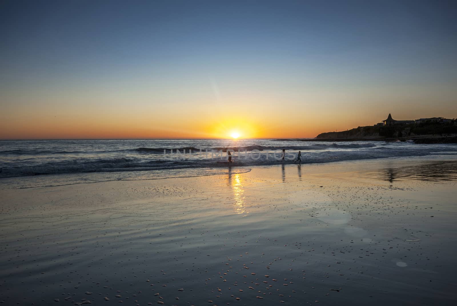 Natural Bridges beach in Santa Cruz, California. Natural bridges is located 50 miles South of San Francisco, California.