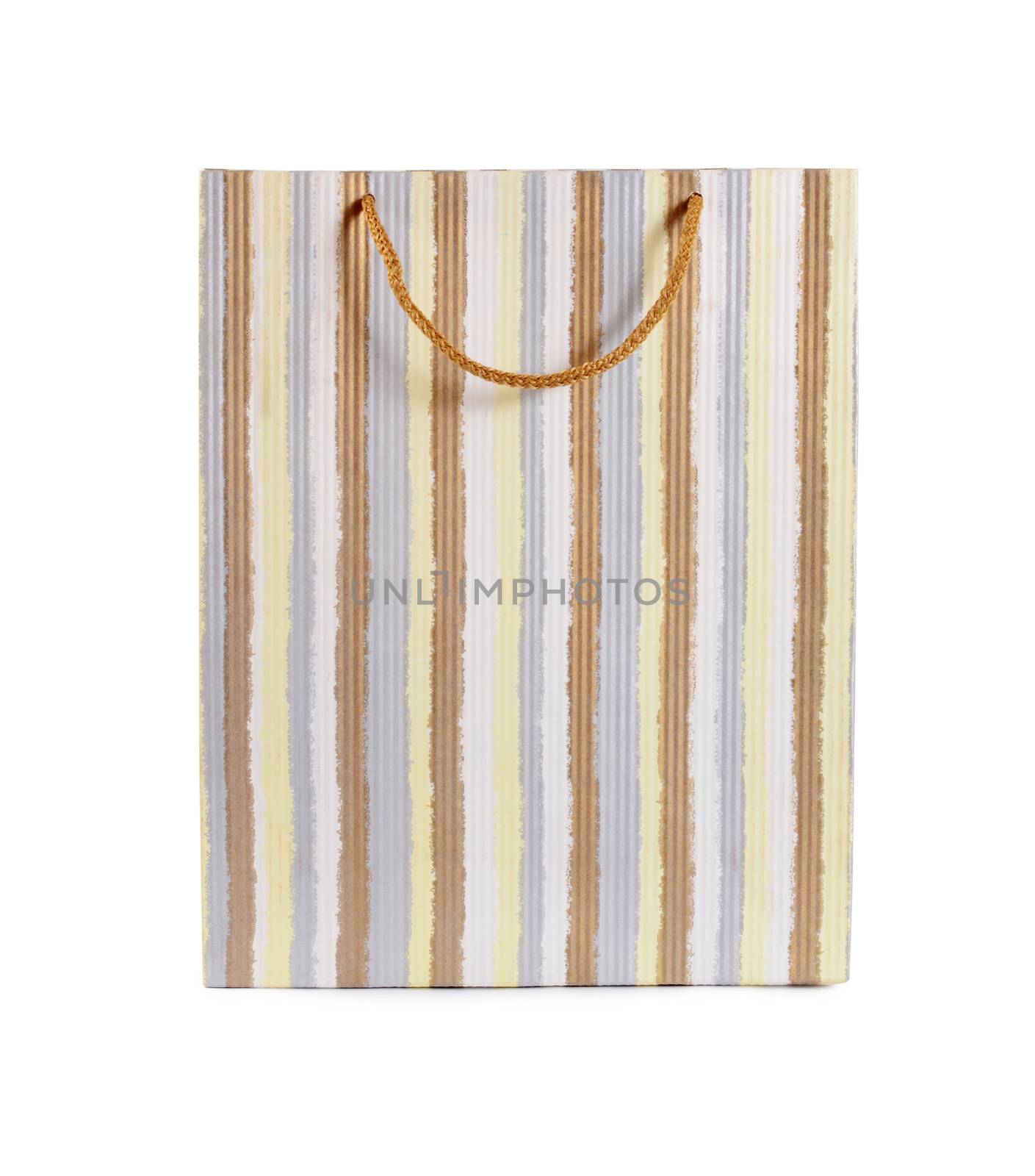 Shopping bag isolated on a white background