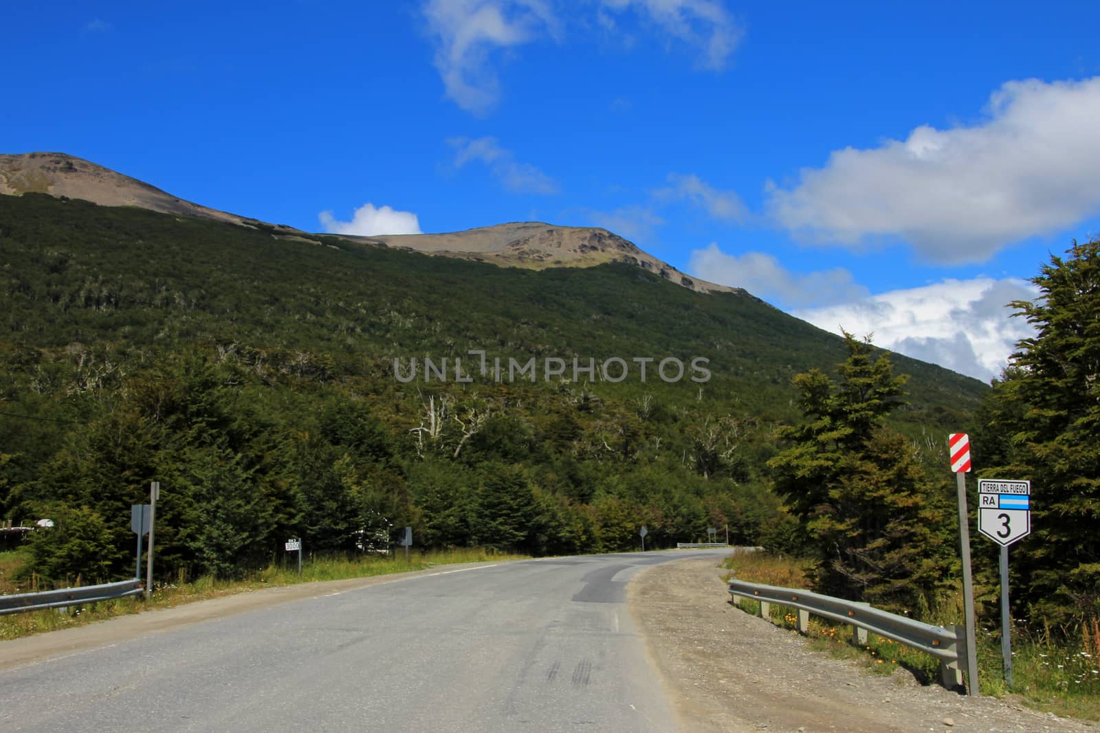 Road sign ruta route 40, Patagonia Argentina