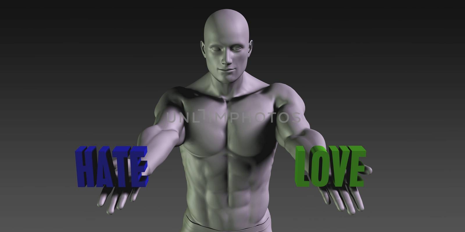 Hate or Love as a Versus Choice of Different Belief