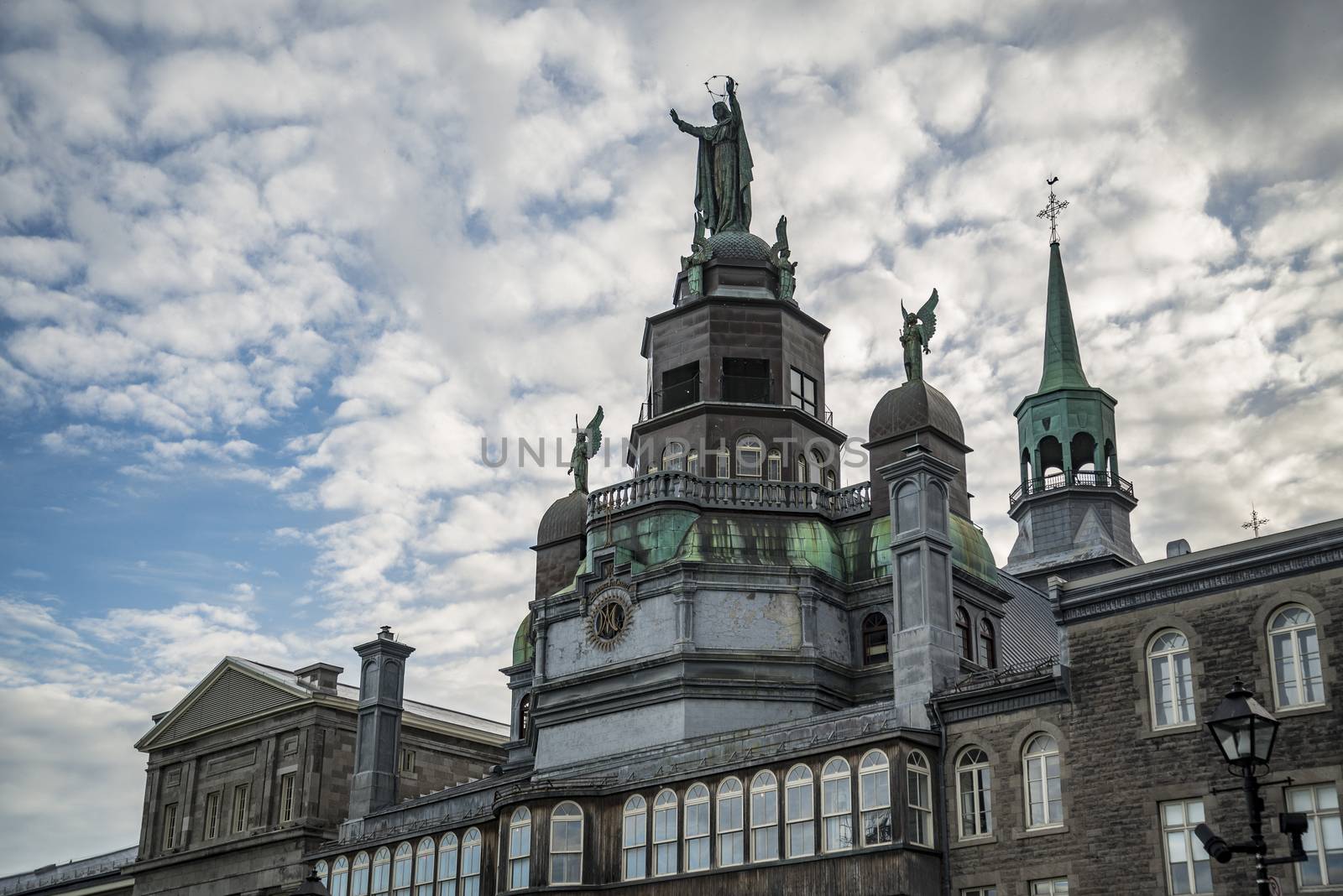 Old buildings in old port of Montreal, Quebec, Canada