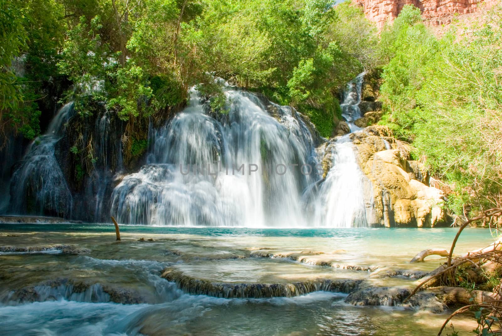 Navajo Falls in Havasu Canyon