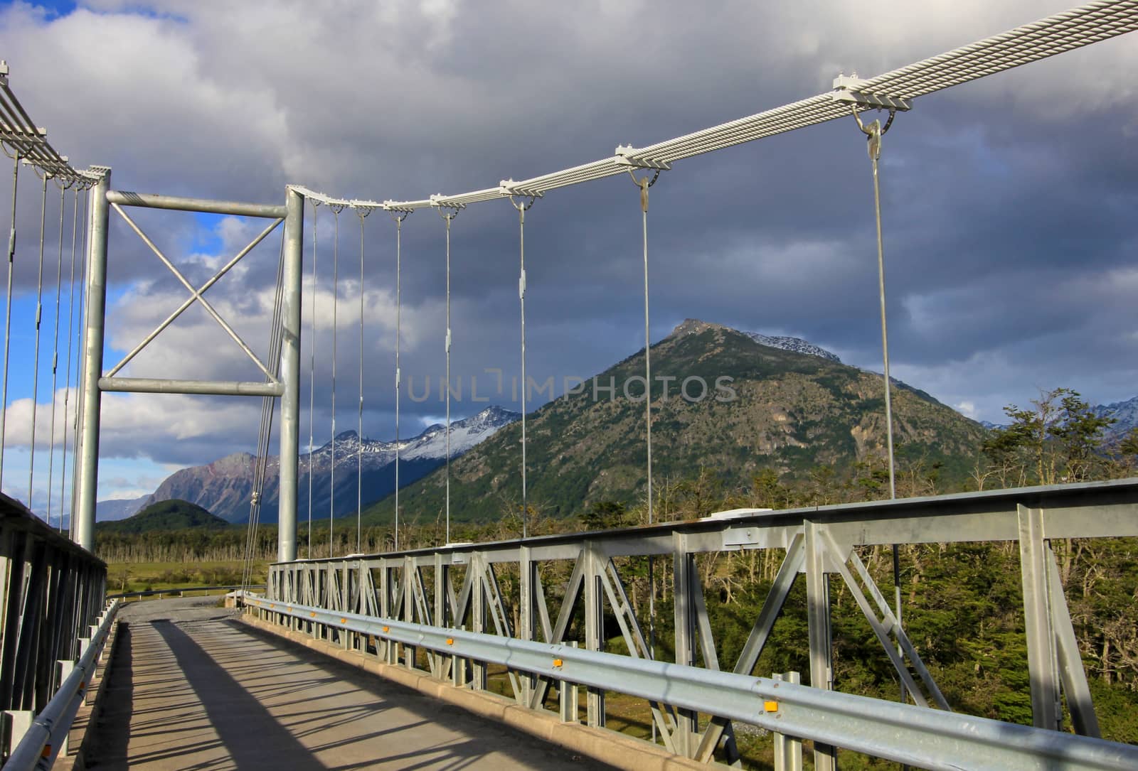 Bridge to Villa O Higgins, Carretera Austral, Chile by cicloco