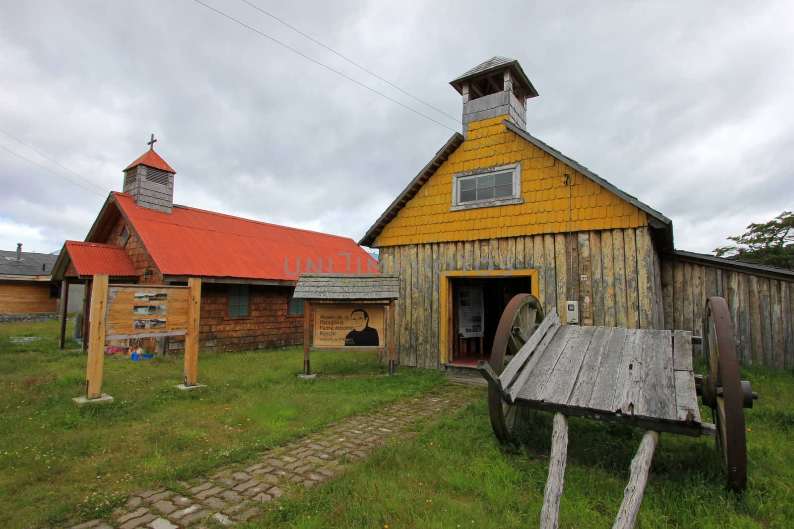 Old wooden chapel, museum, Villa O'Higgins, Carretera Austral, Chile by cicloco