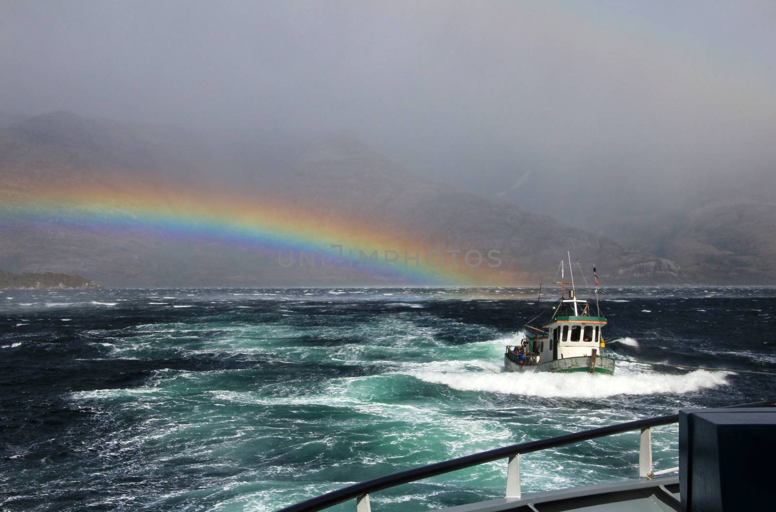 Fishing boat got rescued, fiord in Bernardo O'Higgins Nationa Park, Chile by cicloco