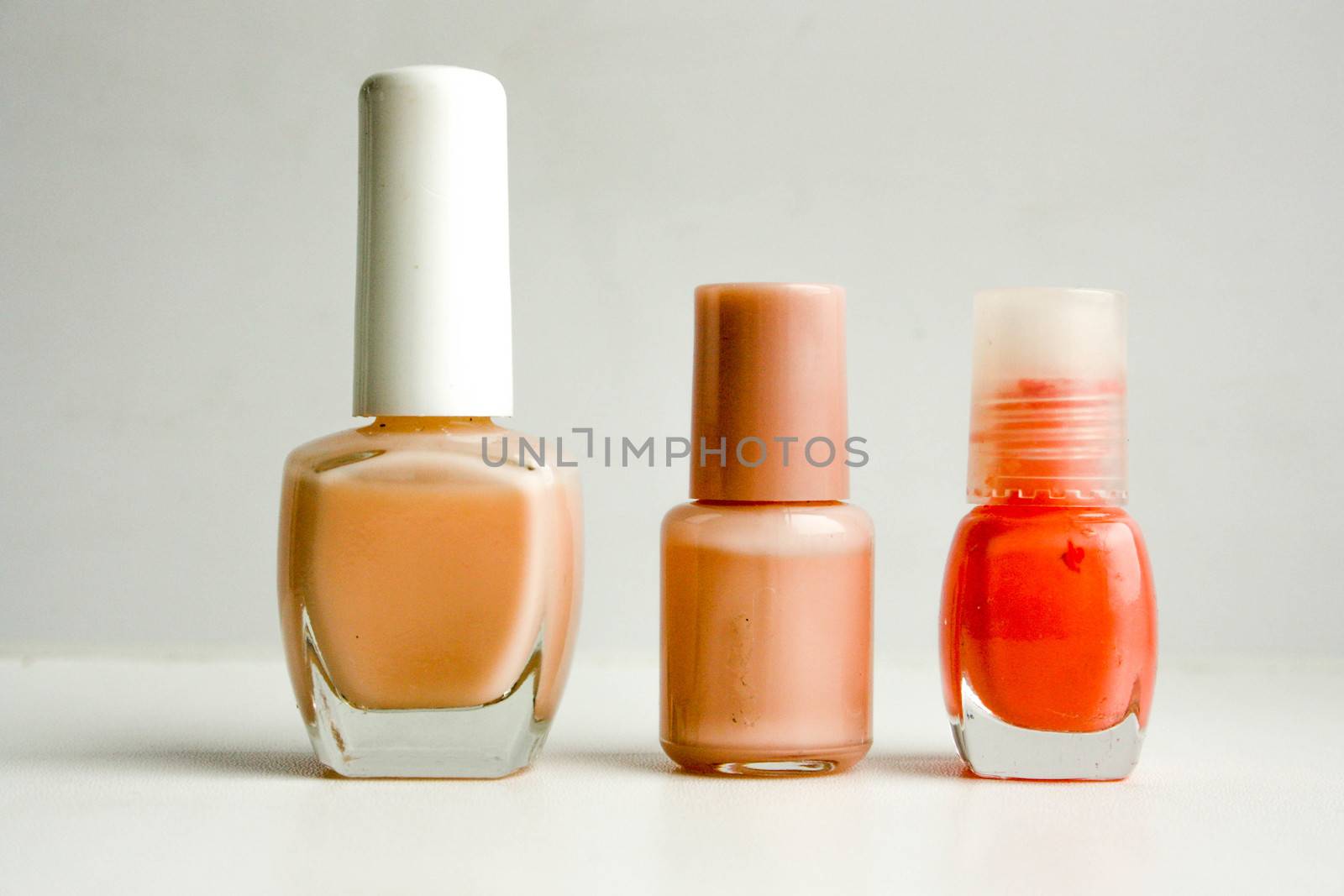 Varnish for nails different color and shape. Photo for your design