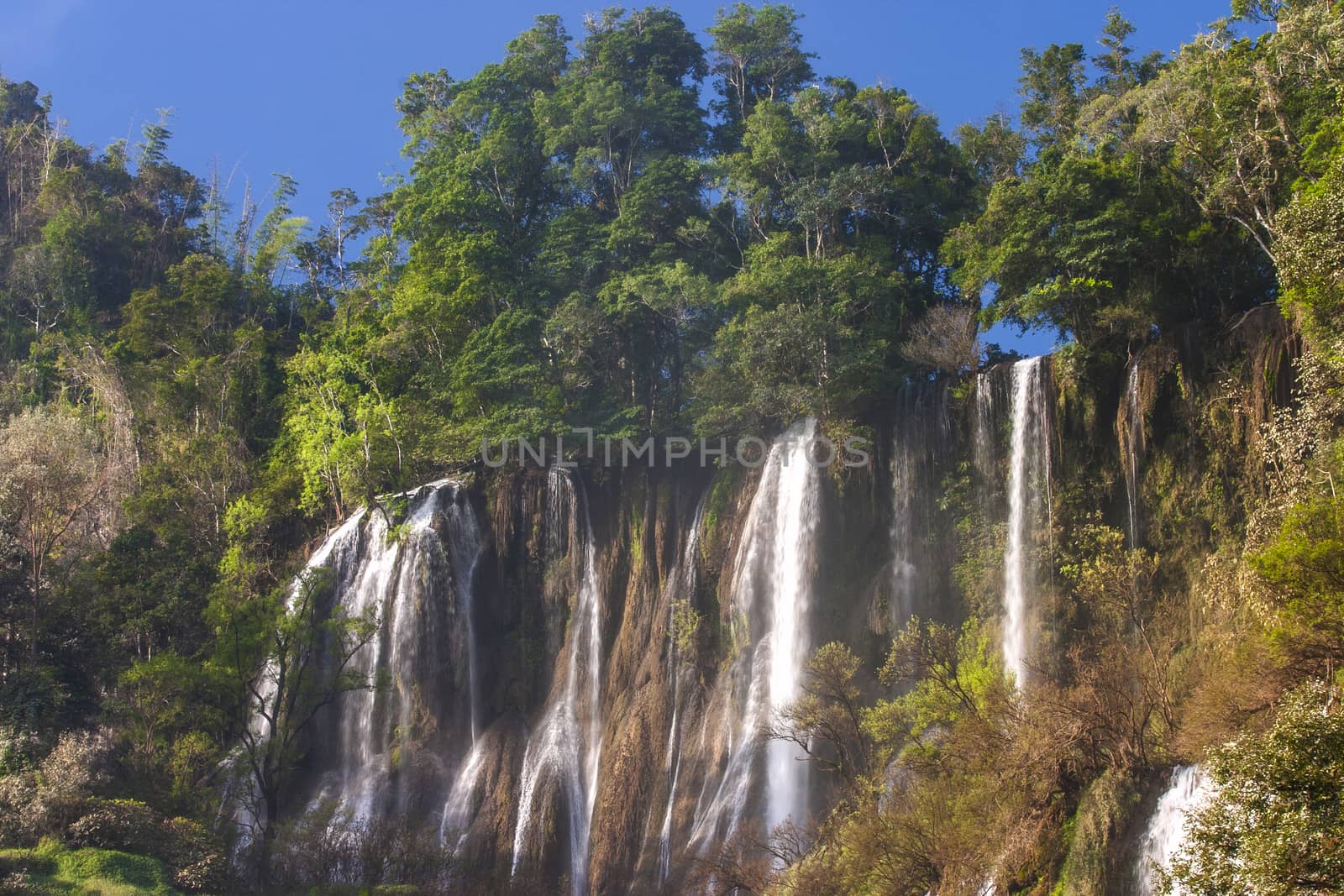 Thi Lo Su(Tee Lor Su) waterfall in Umphang Wildlife Sanctuary. Thi Lo Su is claimed to be the largest and highest waterfall in northwestern Thailand.
