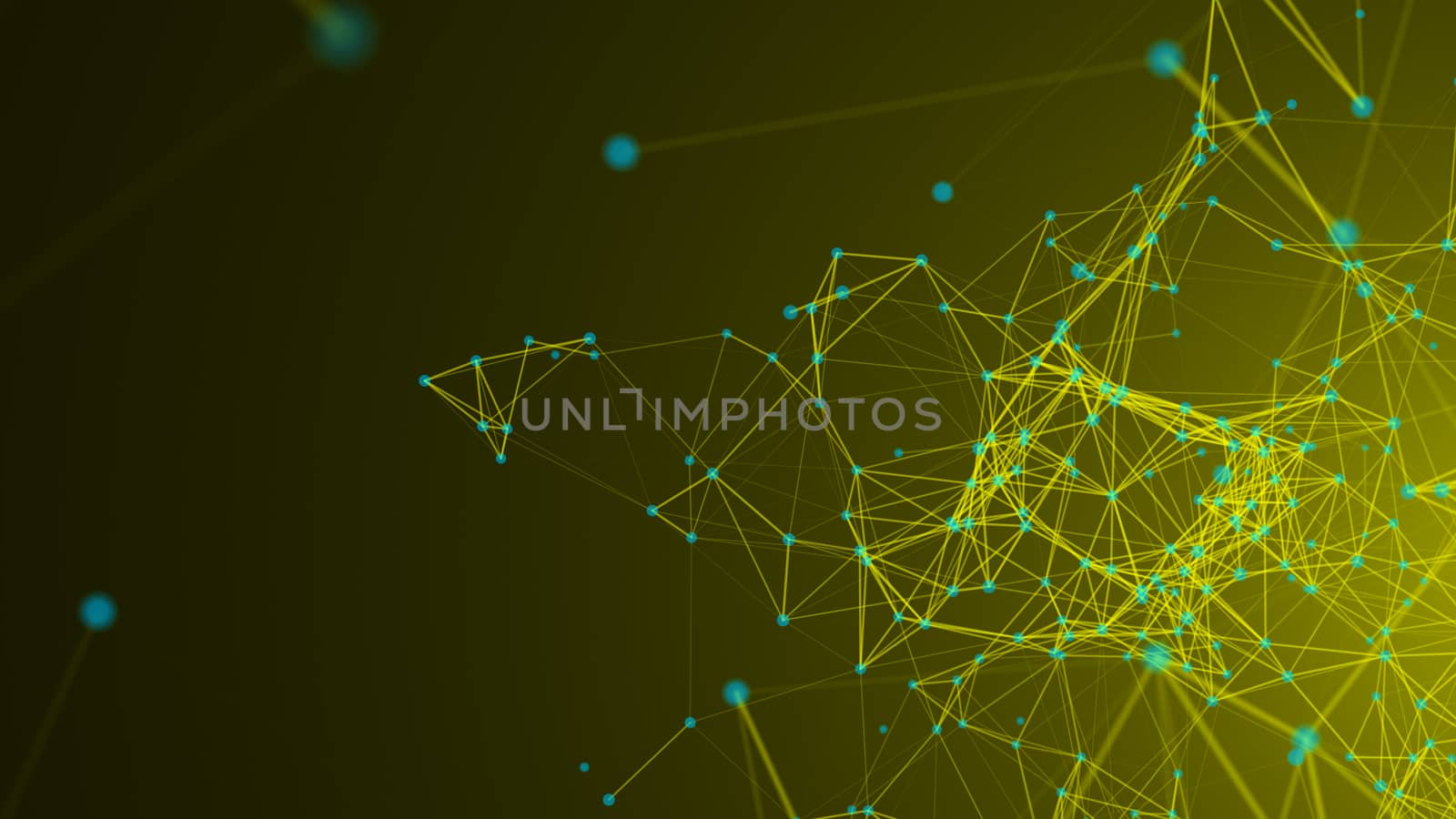 Abstract connected dots. Technology concept. Digital backdrop by nolimit046