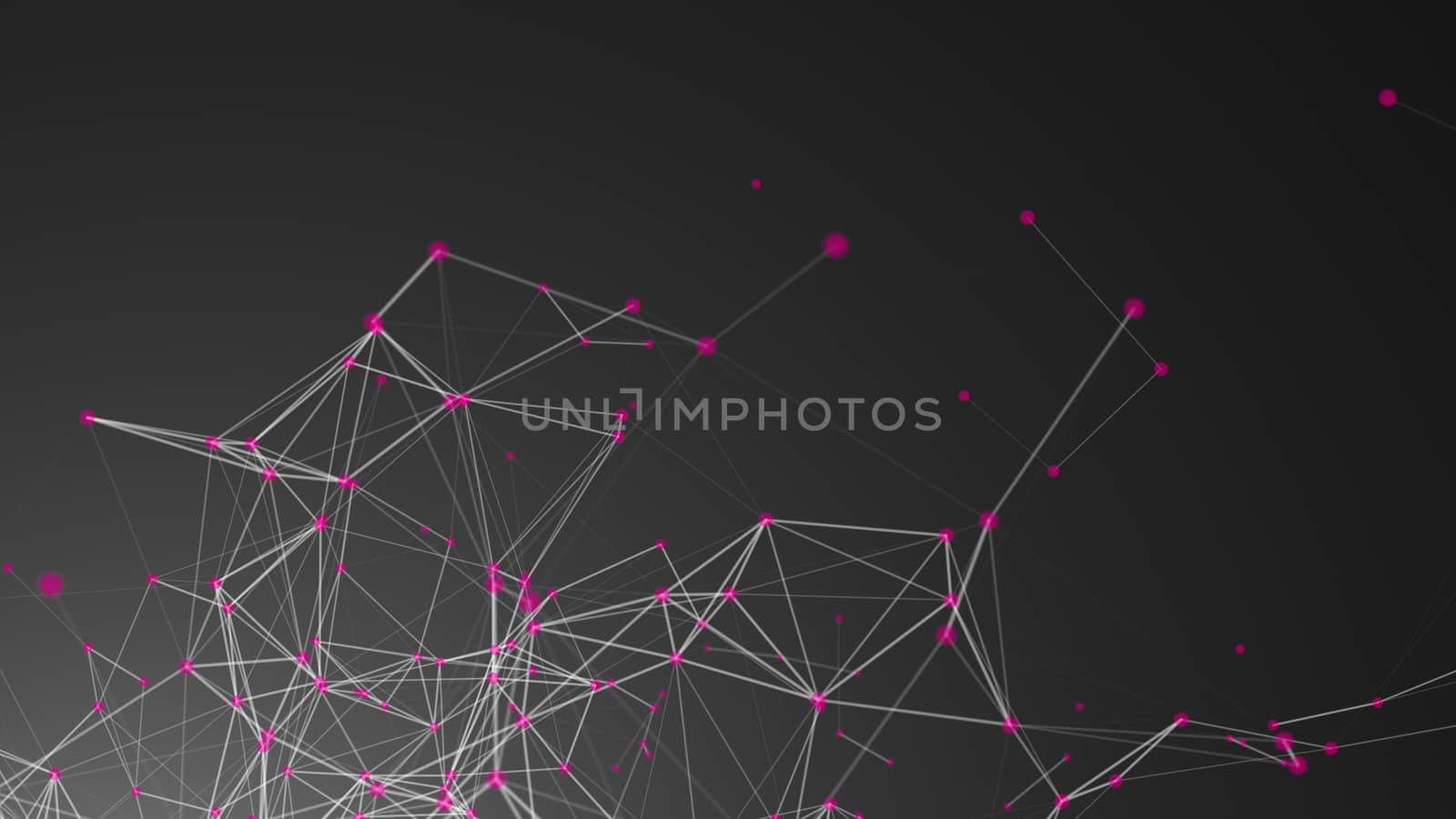 Abstract connected dots. Technology concept. Digital backdrop by nolimit046