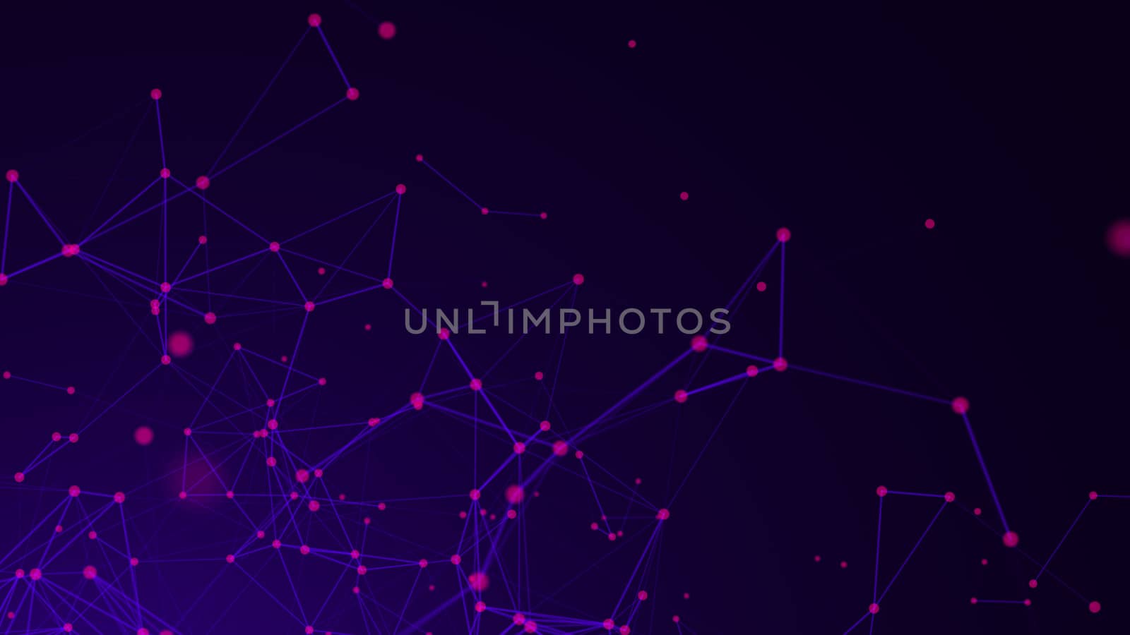 Abstract connected dots. Technology concept. Digital backdrop by nolimit046