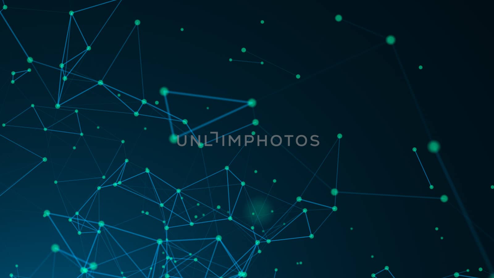 Abstract connected dots. Technology concept. Digital backdrop by nolimit046