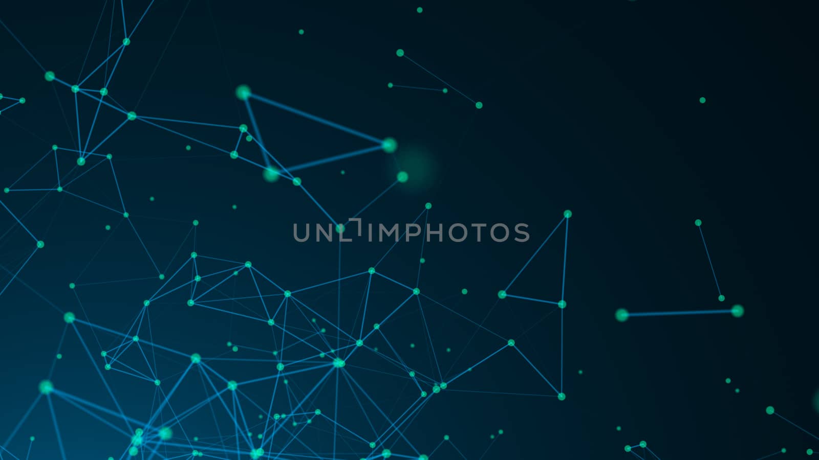 Abstract connected dots. Technology concept. Digital backdrop by nolimit046