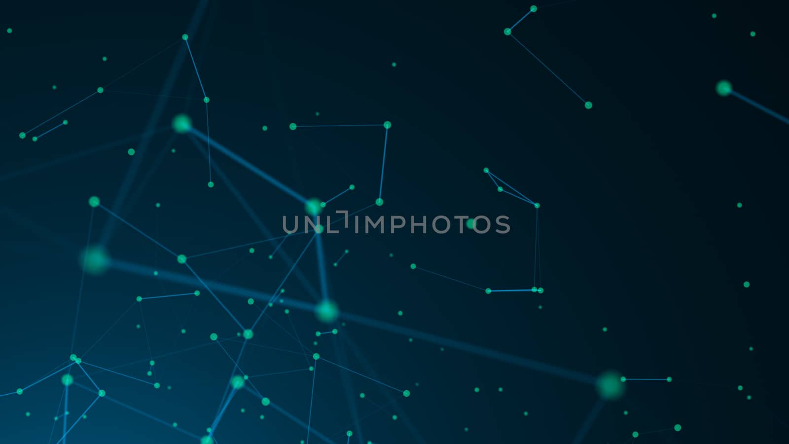 Abstract connected dots. Technology concept. Digital backdrop by nolimit046