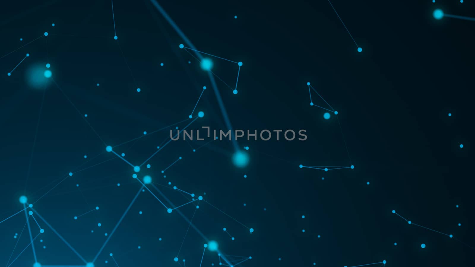 Abstract connected dots. Technology concept. Digital backdrop by nolimit046