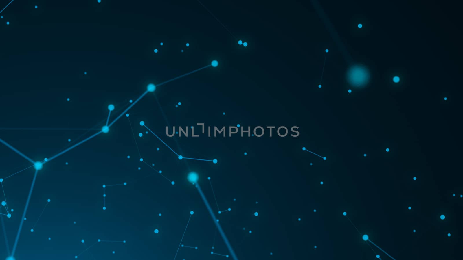 Abstract connected dots. Technology concept. Digital backdrop by nolimit046